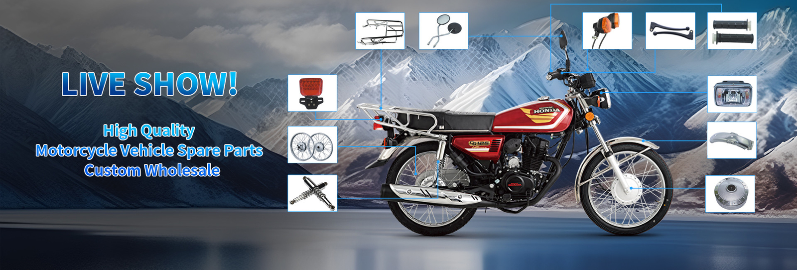 Het Systeem van de motorfietsmotor