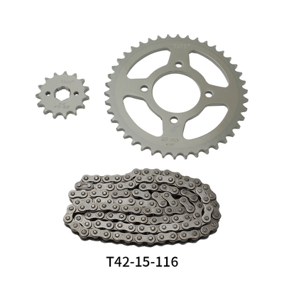 HJ125 CM125 WY125 Motorcycle Sprocket And Chain Kit BAJAJ CGL Repuestos Kits Sets