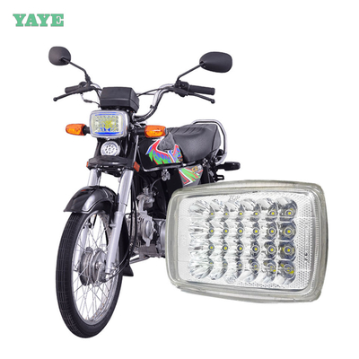 Classic CD70 CG125 Bright Motorcycle Headlight With DRL And 24 Lamp Design