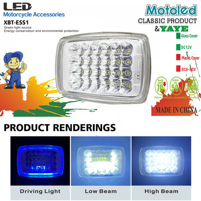 Classic CD70 CG125 Bright Motorcycle Headlight With DRL And 24 Lamp Design