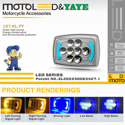 YAYE CD70 CJ125 Motorcycle LED Headlight Bulb DC12V Voltage DRL / Turn Signal Included