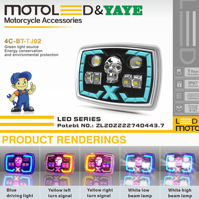 DC12V Motorcycle Headlight for Honda CD70 CG125 70cc Semi-assembly Motoled Projector Lens