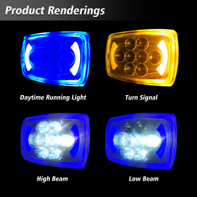 High Power Lmitation Lumen LED Headlight Bulb with High thermal Conductivity Housing