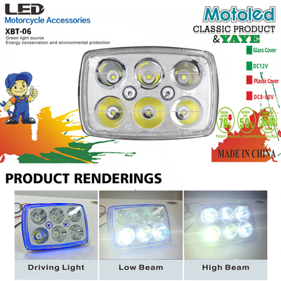 CD70 CG125 Motorcycle LED Headlight with DRL and Long Lifespan Universal Fitment