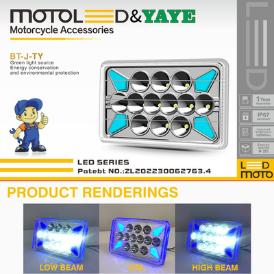 575*350*295 mm YAYE CG125 DC12V Motorcycle LED Headlight Bulb with DRL / Turn Signal