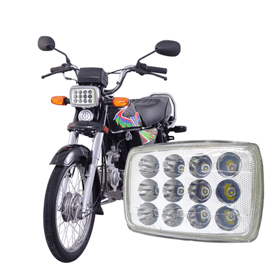 CD70 CG125 Motorcycle LED Headlight High Thermal Conductivity Aluminum Housing 12 Lamp
