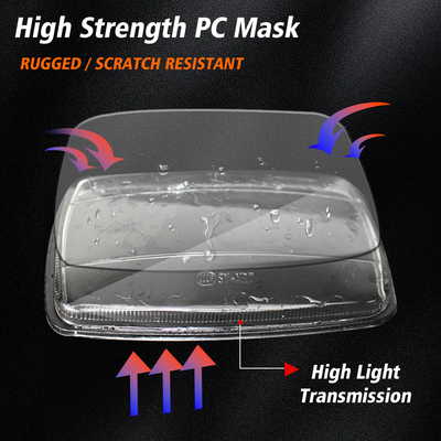 IP67 Yellow White High Beam White Low Beam DRL Motorcycle LED Headlight Semi-assembly