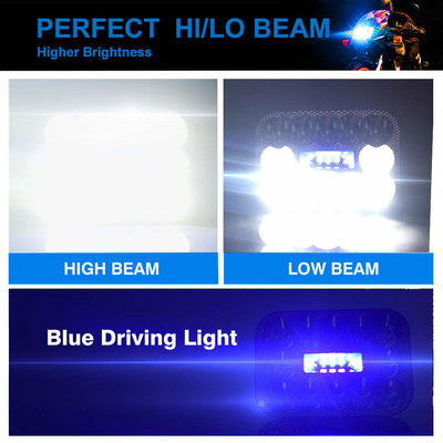 Motorcycle Built In LED Headlight 12V 45W 4500LM With Aviation Aluminum Parts