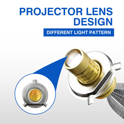 TDA6 6500K P15D Motorcycle Headlight H4 H6 HS1 Ba20D CSP Projector Lens LED Chip