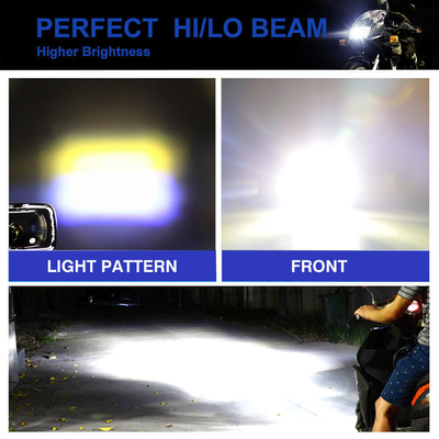 TDA6 6500K P15D Motorcycle Headlight H4 H6 HS1 Ba20D CSP Projector Lens LED Chip