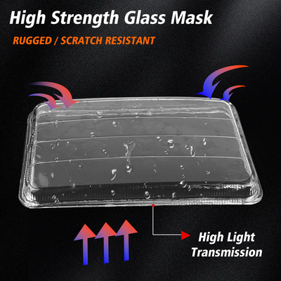 High Thermal Conductivity Aluminum Semi Assembly Headlight For 6 Inch CG125 LED DRL