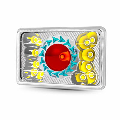 High Thermal Conductivity Aluminum Semi Assembly Headlight For 6 Inch CG125 LED DRL
