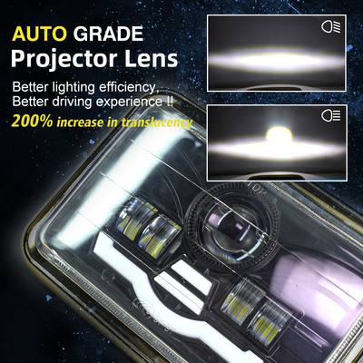 YYBT-TJ03-ZC CG125 Barako 6 4 Inch Motorcycle Headlight Assembly Projector Lens
