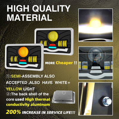 YYBT-TJ03-ZC CG125 Barako 6 4 Inch Motorcycle Headlight Assembly Projector Lens