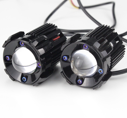 Motorcycle Optical LED Lens Headlight IP67 LED External Spotlight 3000k/6500k/8000k