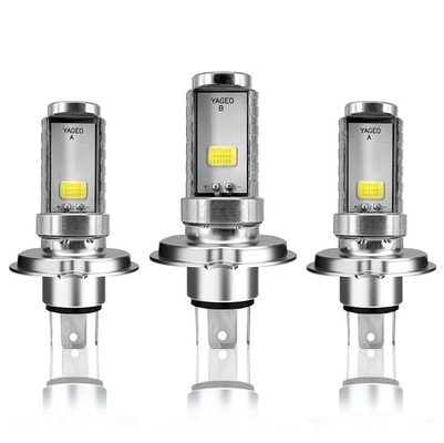 BA20D P15D CSP H4 Motorcycle Headlight 6500K Motorcycle LED Headlight Bulb