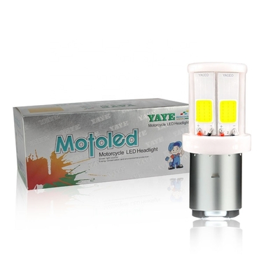 High Power 4 Side Emitting LED Bulb Voltage 8-80V AC/DC for Motorcycle Motorbike Moto