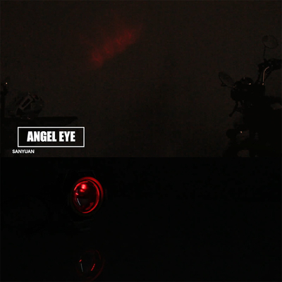 Angel Eye LED Projector Lens Headlight High Beam Light U7 Motorcycle Spotlight
