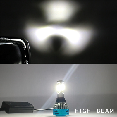 COB Bead Motorcycle Headlights With Die Cast Aluminum Parts And Fan Cooling