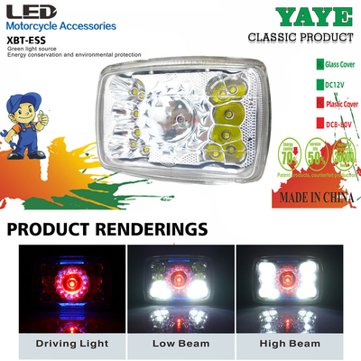 IP67 18LED Motorcycle LED Headlight For Classic CD70 CG125 Motorcycle Headlamp