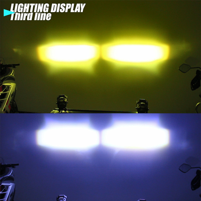 3570 LED Type YAYE 32W Triple Light External Spotlight for Motorcycle Car Universal Year