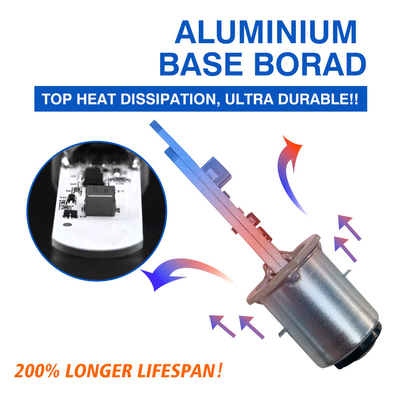 Motorcycle LED Bulb H6 Ba20d 23W 2300LM with Aluminum Base Borad COB 12V Motor Accessories