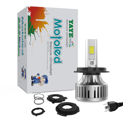 Fan Cooling Die Cast Aluminum Motorcycle Lighting System With White Light Color