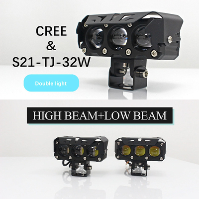 4900Lm/PC LED Motorcycle External Spotlight 32W Moto Led Headlight