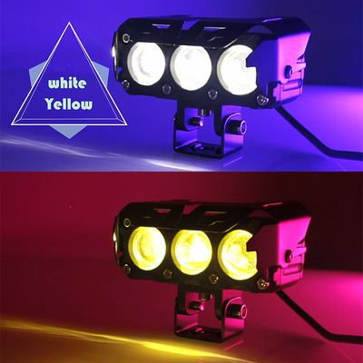 4900Lm/PC LED Motorcycle External Spotlight 32W Moto Led Headlight