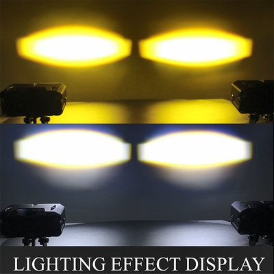 4900Lm/PC LED Motorcycle External Spotlight 32W Moto Led Headlight