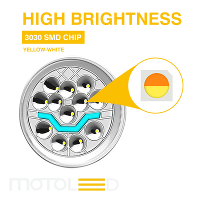 CM125 LED Motorcycle Headlight DRL 6 Inch Universal Motorcycle Headlight