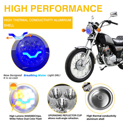 CM125 LED Motorcycle Headlight DRL 6 Inch Universal Motorcycle Headlight
