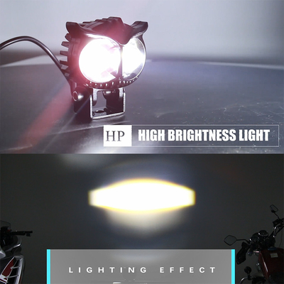 Owl Shape 3570 Motorcycle External Spotlight 40W Aluminum Motorcycle Work Light