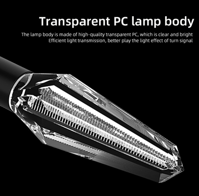 30000h Lifespan Motorcycle Flashing Lights LED Flowing Water Blinker Turn Signals