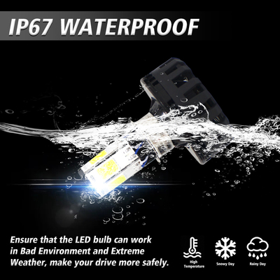 M6 Motorcycle LED Headlight with COB Lamp Bead and 6 Sides Emitting