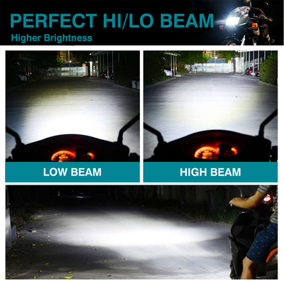 YAYE 8 Light LED Headlight Built-in Drive with Die-cast Aluminum Parts and Fan Cooling
