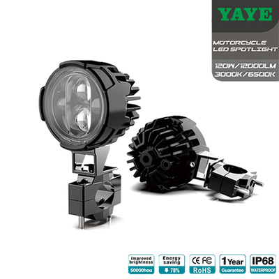 IP68 Motorcycle Led Fog Light With Front Brackets And Energy Saving Design