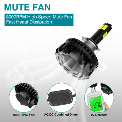 COB Lamp Chip Super Brightness H4 Motorcycle Headlights IP67 for Enhanced Visibility