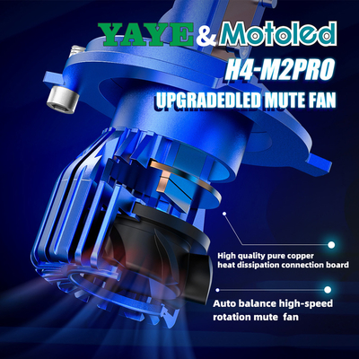 80W CSP H4 H7 Motorcycle Headlight Bulb for Bajaj Pulsar 180 CG125 GN125 AX100 CT100
