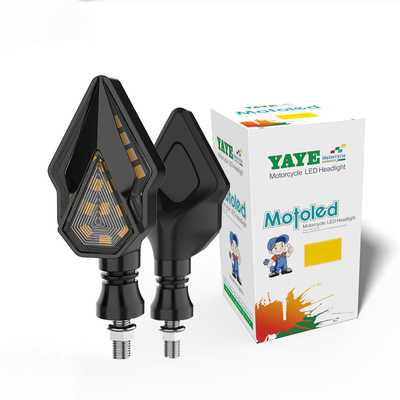 ABC PC YAYE 2 In 1 Motorcycle Water Lamp LED Turn Signal Indicator Mini Light at DC12V