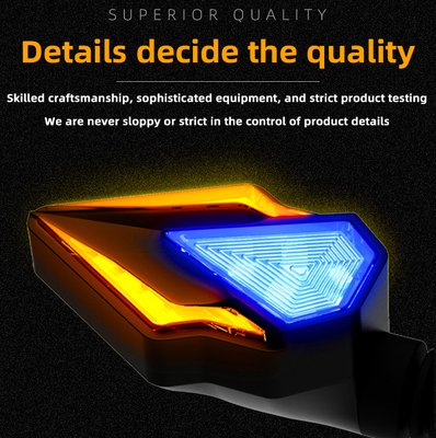 ABC PC YAYE 2 In 1 Motorcycle Water Lamp LED Turn Signal Indicator Mini Light at DC12V