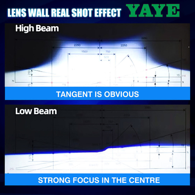 Long Operating Life ≥50000 Hours YAYE Retrofit Projector Light H4 LED Headlight Bulb