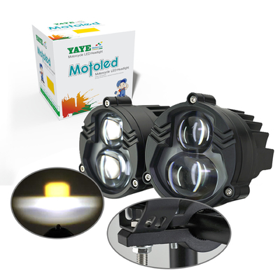 3570CSP Light Source YAYE Exploradoras Motorcycle Laser Projector Lens in White/Yellow