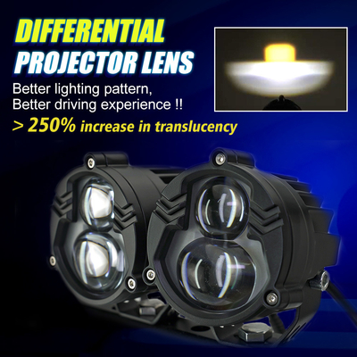 3570CSP Light Source YAYE Exploradoras Motorcycle Laser Projector Lens in White/Yellow