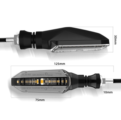 ABC PC 12V 3W Water Proof LED Turn Signal Tail Lights for Light Temperature 6500k