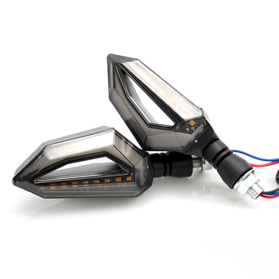 DC12V Yellow LED Water Flow Turn Signal Warning Light for YAYE Motorcycle 2385