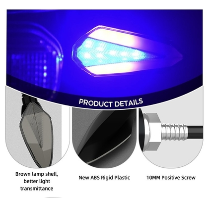 Universal Voltage 12V LED Waterproof Motorcycle Steering Lights Turn Signal Indicator