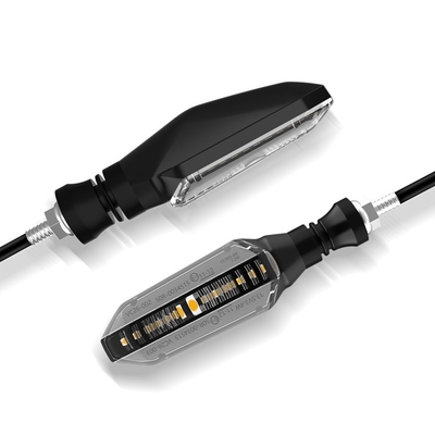 Universal Motorcycle LED Turn Lamp with Waterproof Design and 6500k Light Temperature