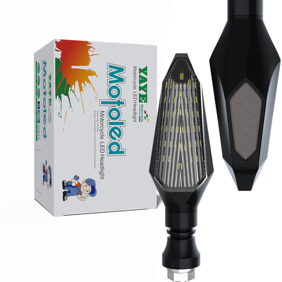 Universal Waterproof Motorcycle Led Turn Signal Light with Bright Light Color Options