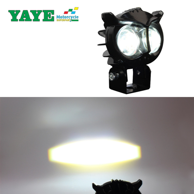 30000H Lifespan Motorcycle LED Headlights with 12-80V Voltage and Two-color Fog Lights